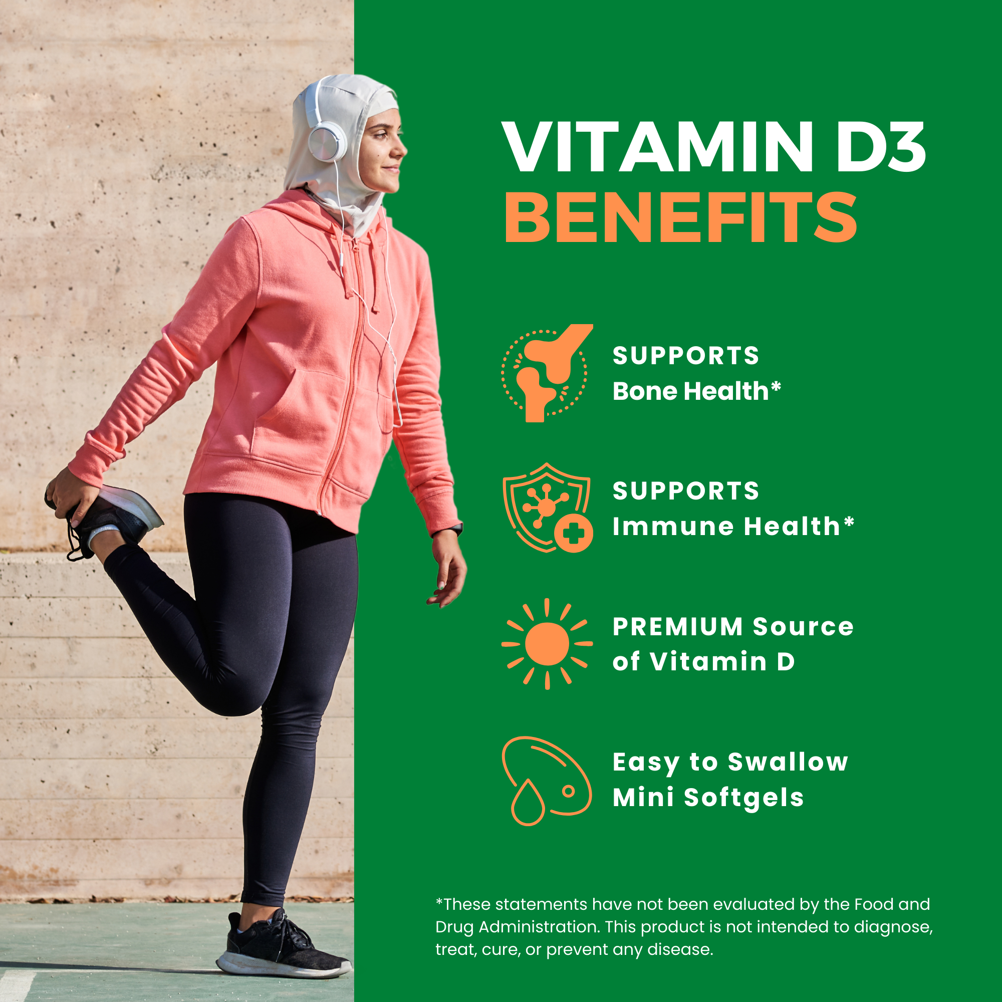 Halal Vitamin D3 5000 IU Softgels (3Pack)-thumbmail-3