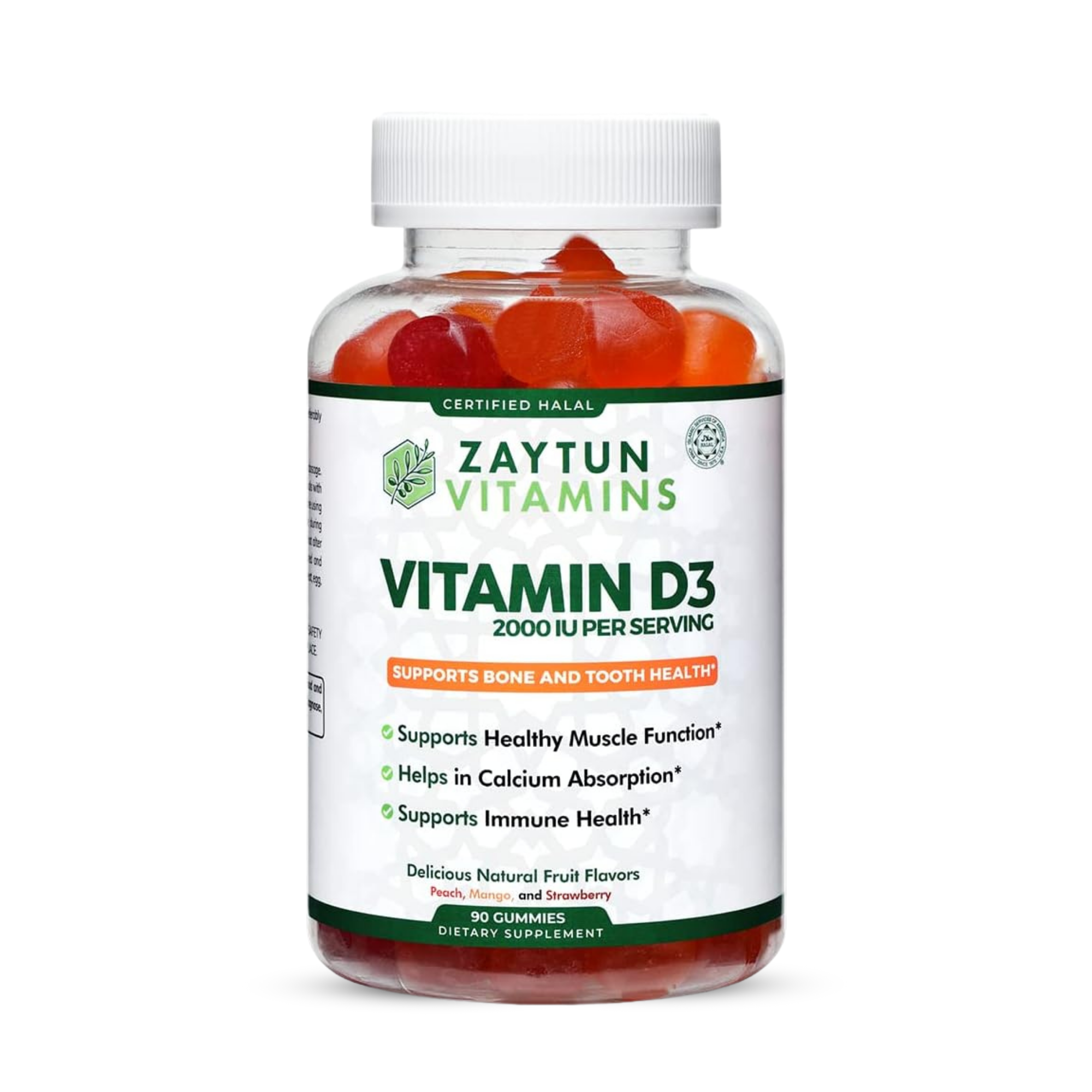 Halal Vitamin D3 2000IU Gummies-thumbmail-2