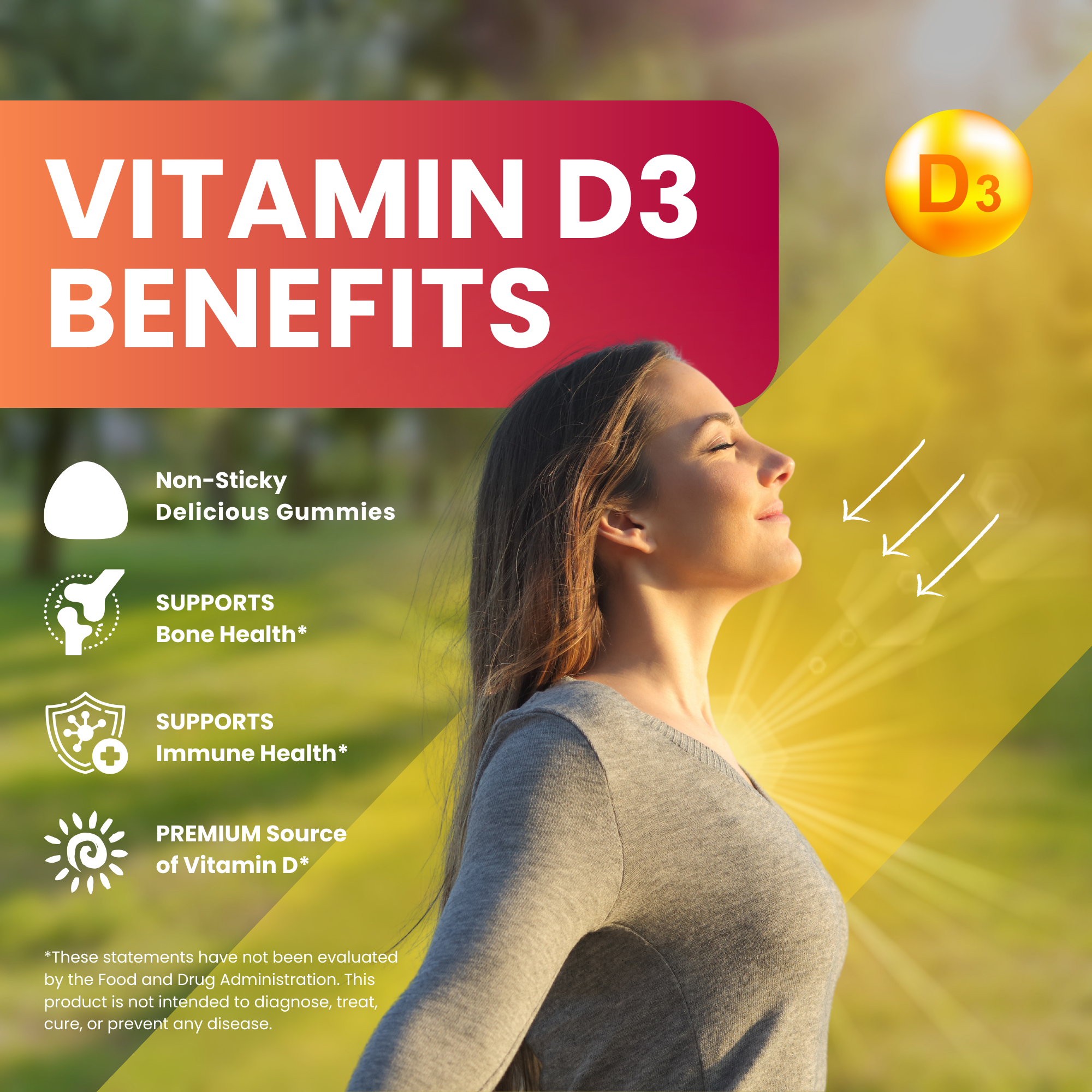 Halal Vitamin D3 2000IU Gummies (3Pack)-thumbmail-3