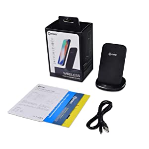 Contixo W3 Fast Wireless Charging Stand, Qi Compatible for Smartphones-thumbmail-7