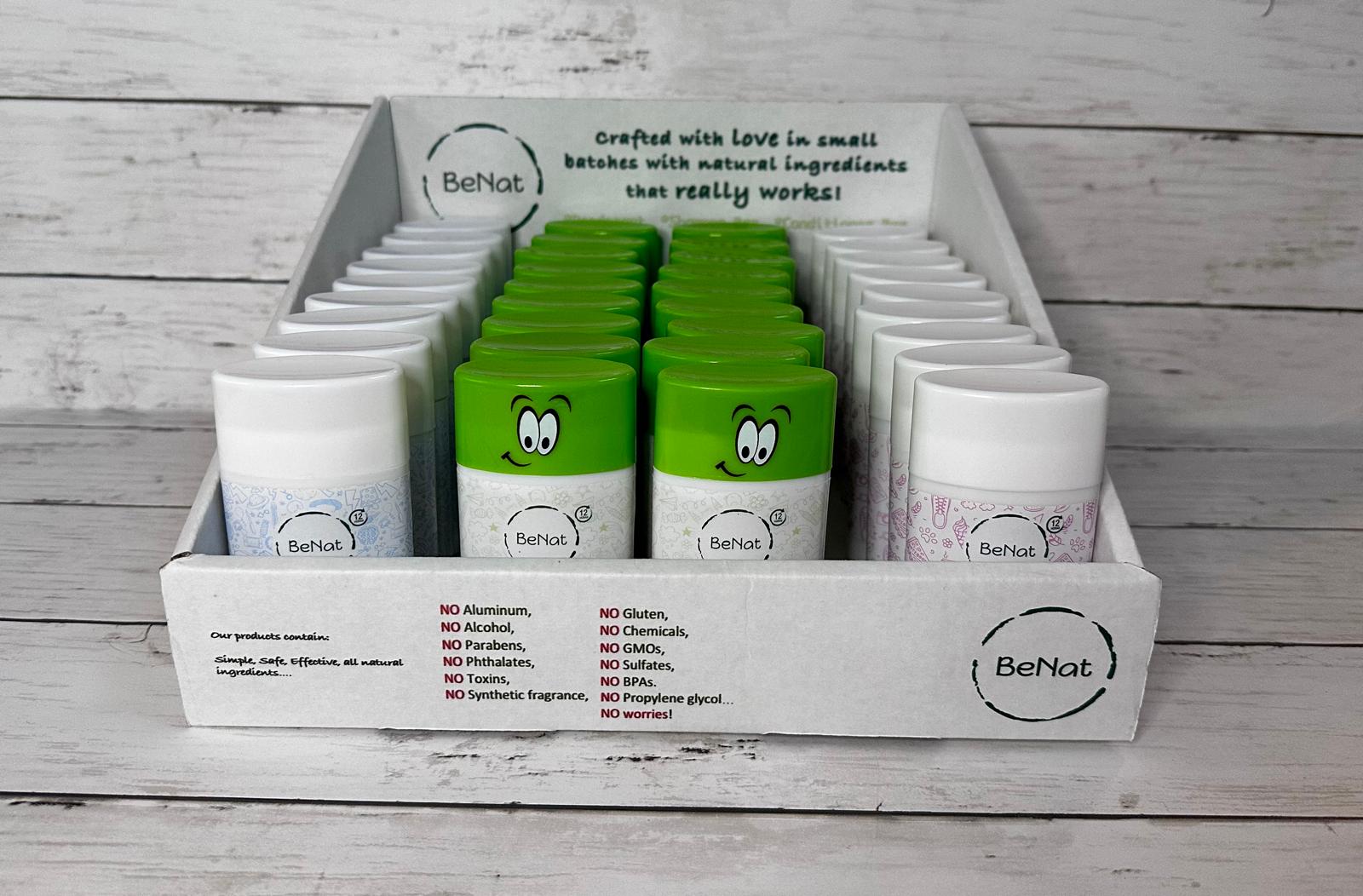 BeNat Kids & Teens Deodorants Retail Display Box-thumbmail-1