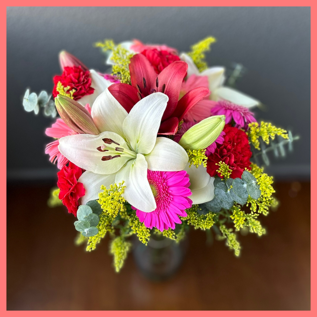 Winter Holiday Flower Bouquet - Premier Size-thumbmail-1