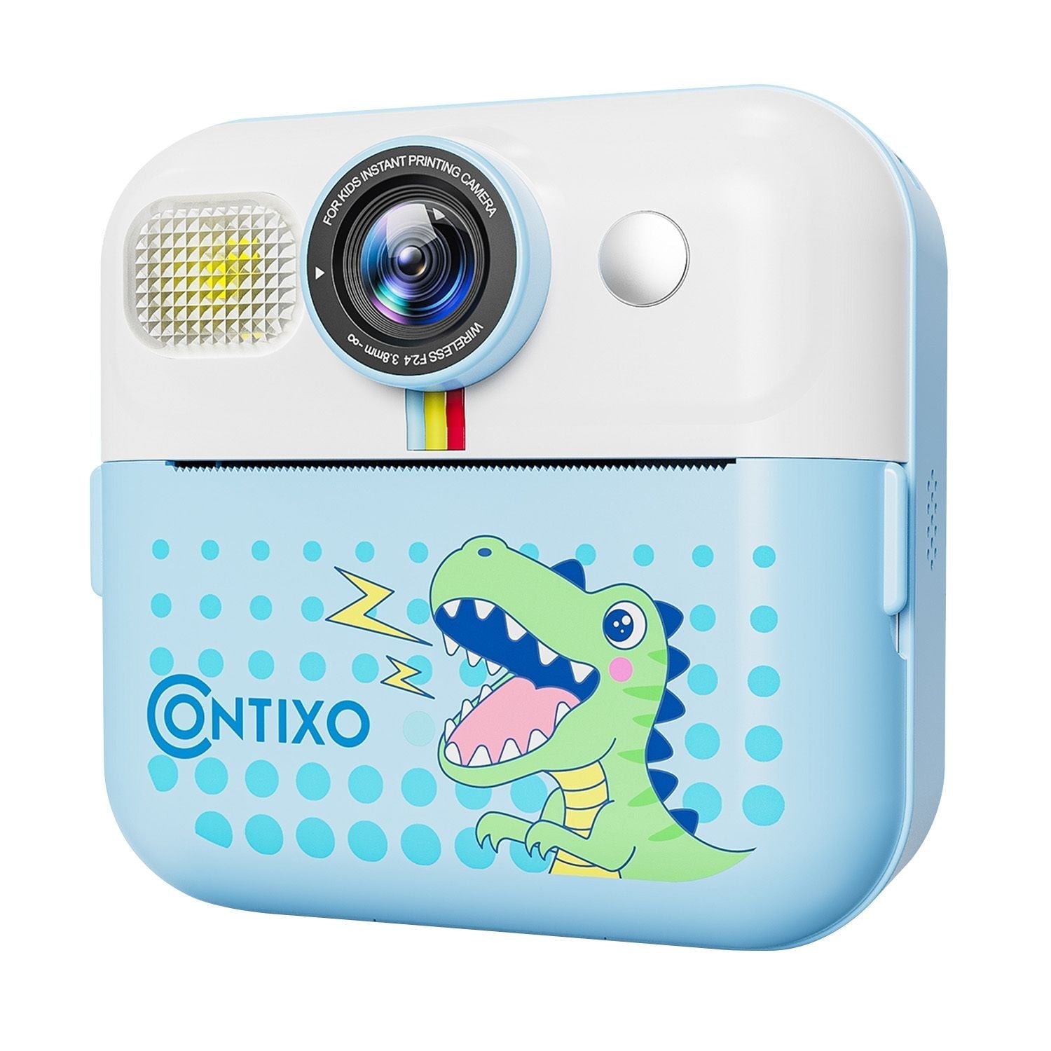Contixo KC4  Kids Instant Print Camera, HD 1080P Digital Camera With 3 Rolls of Paper & 32G Card, 16X Zoom, Games & MP3, Ages 3-12-thumbmail-2