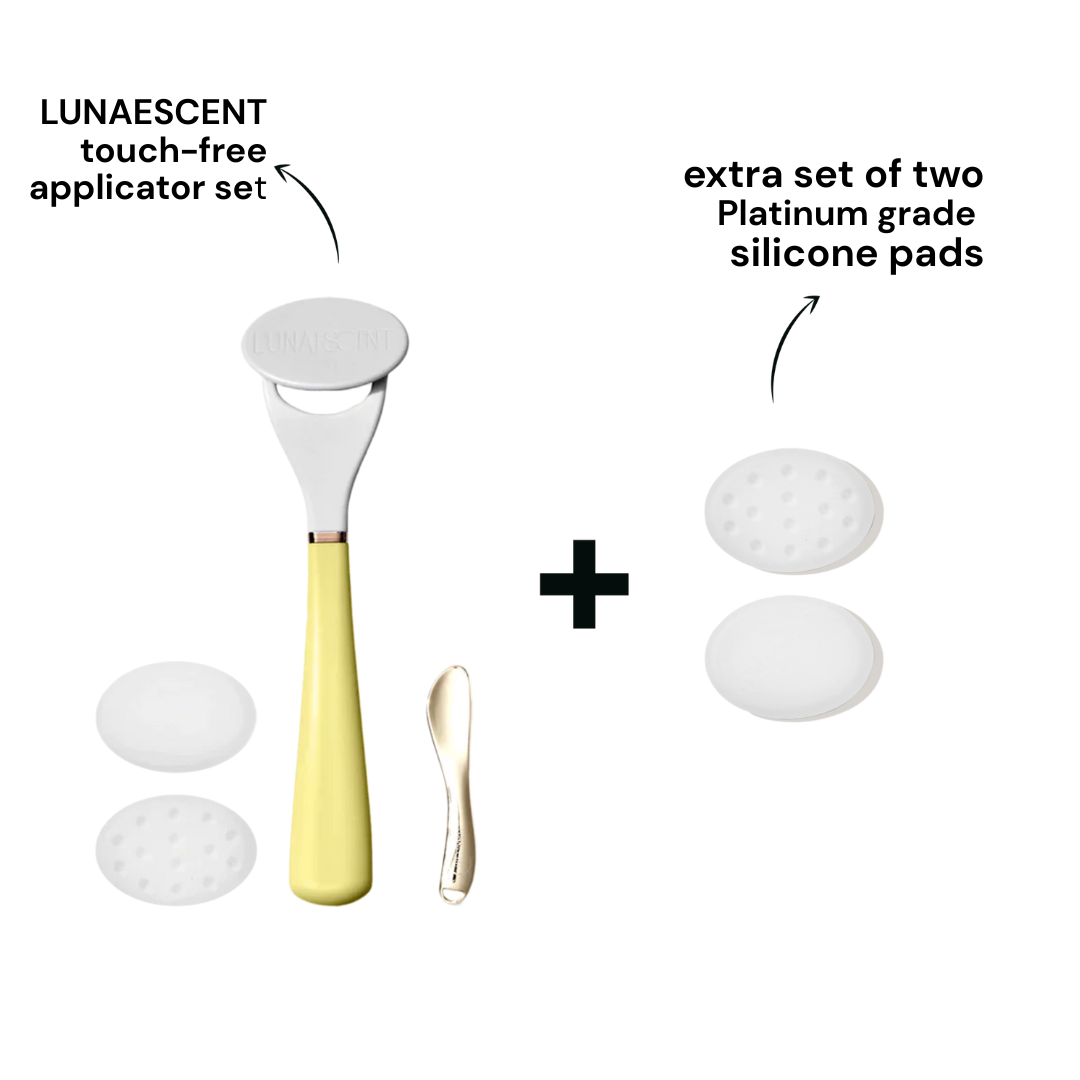 LUNAESCENT Touch-Free Applicator Set + One Set of Silicone Pads-thumbmail-6