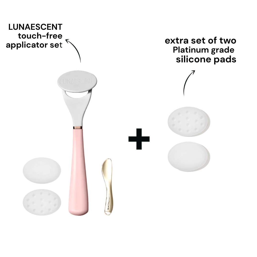 LUNAESCENT Touch-Free Applicator Set + One Set of Silicone Pads-thumbmail-1