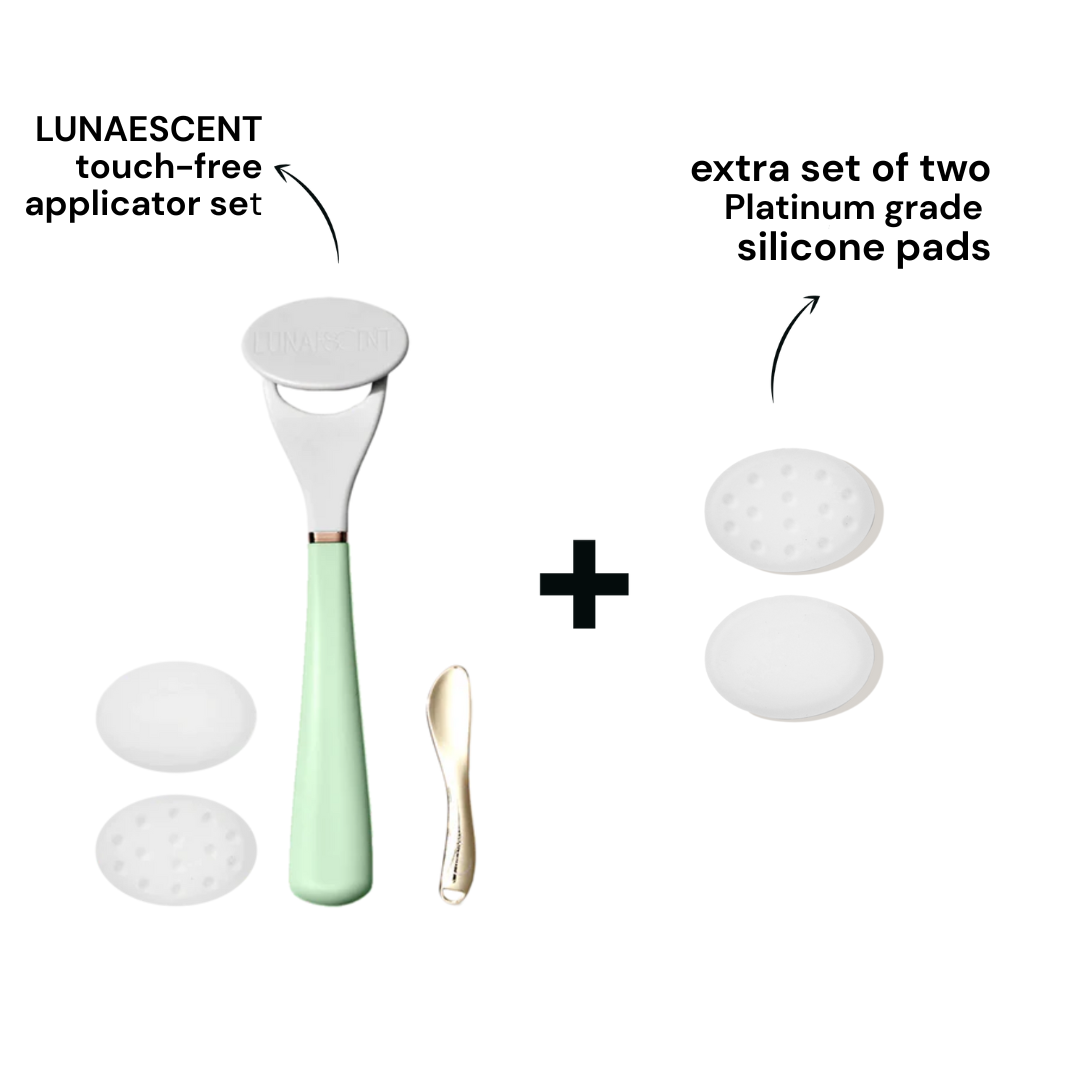 LUNAESCENT Touch-Free Applicator Set + One Set of Silicone Pads-thumbmail-2
