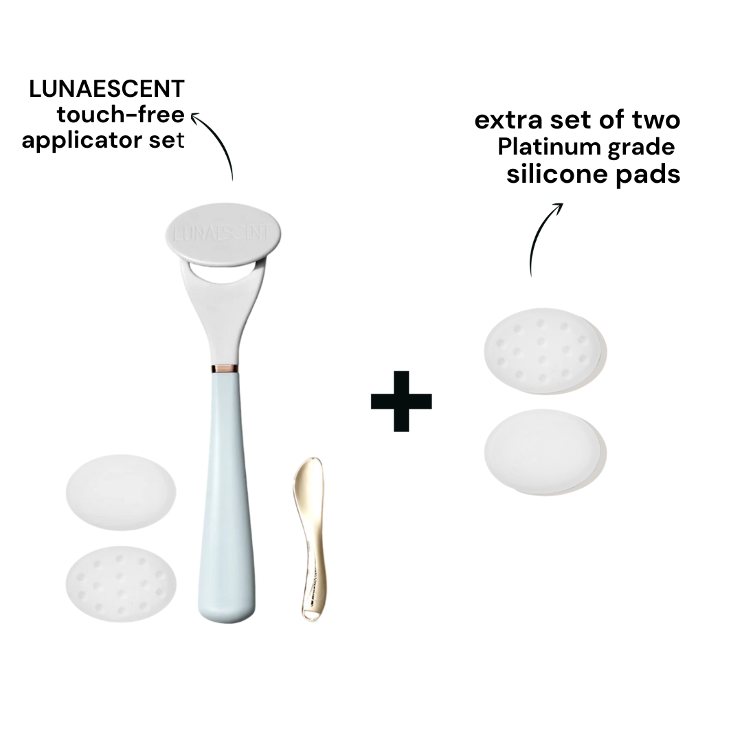 LUNAESCENT Touch-Free Applicator Set + One Set of Silicone Pads-thumbmail-3