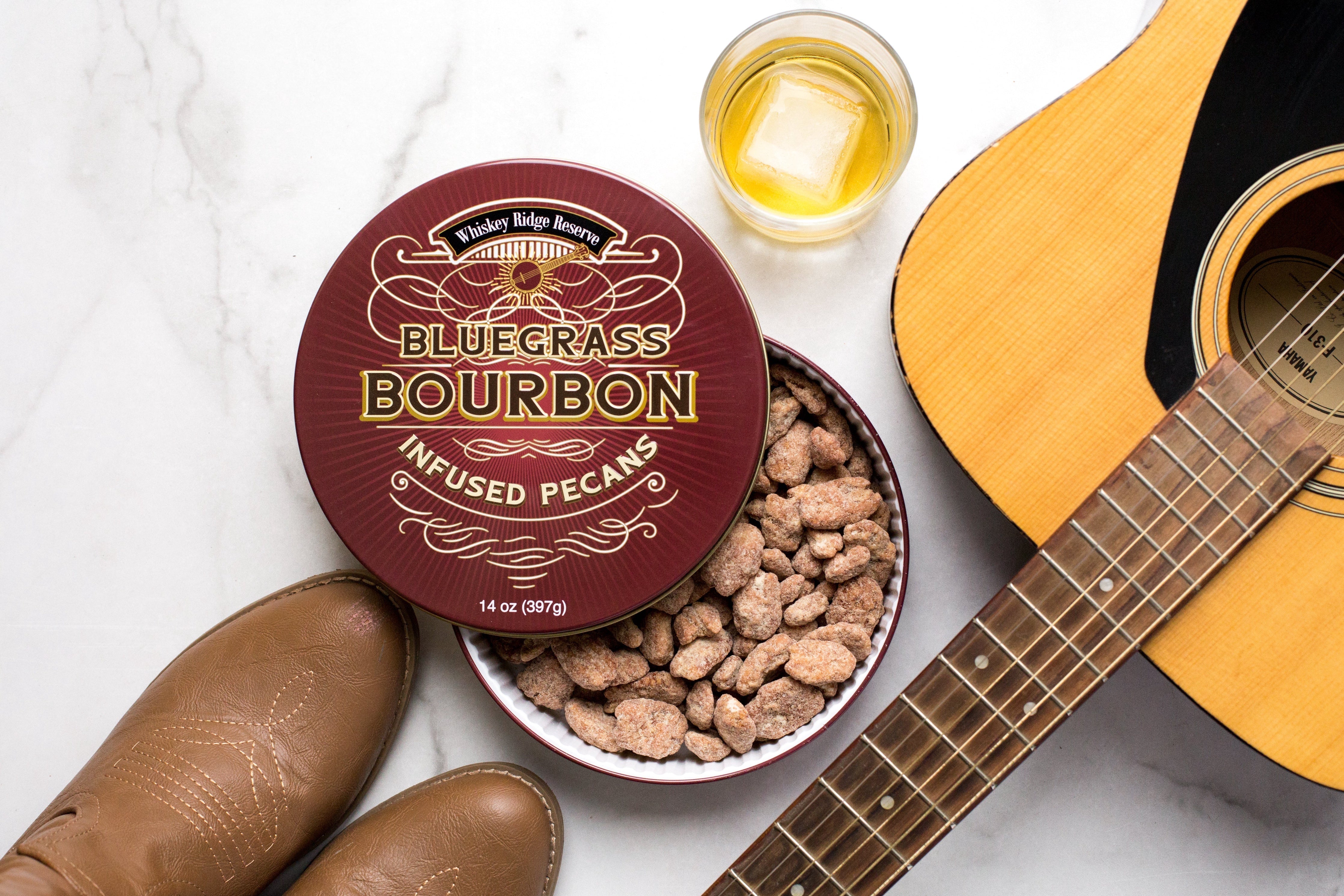Bourbon Pecan Tin 14 Oz Candied Nuts-thumbmail-3