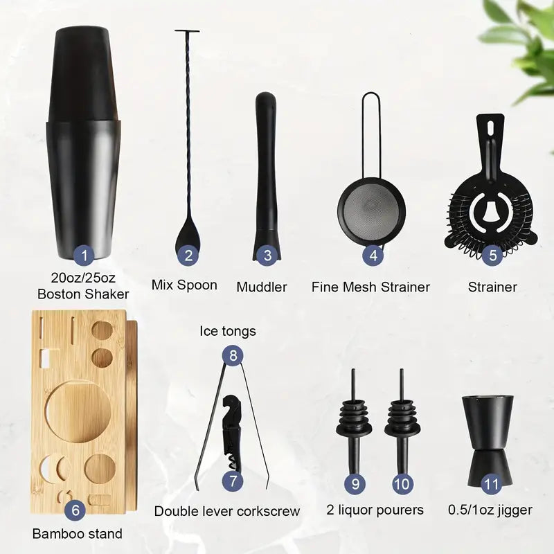 Elite Mixology Kit (11-Piece Bar Set)-thumbmail-4