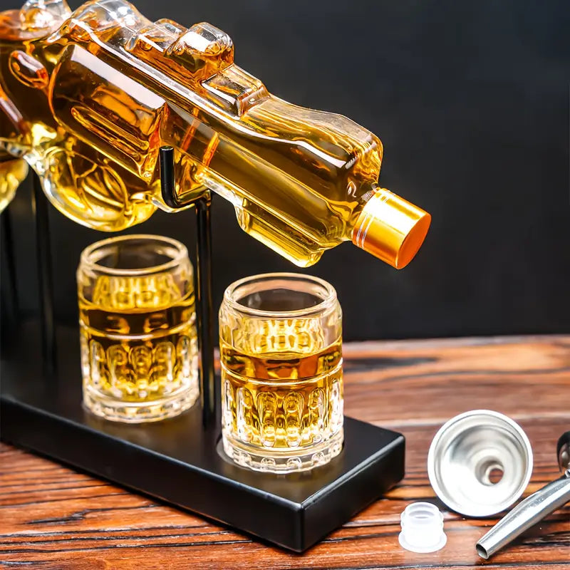 Classic Revolver Whiskey Decanter Set-thumbmail-6
