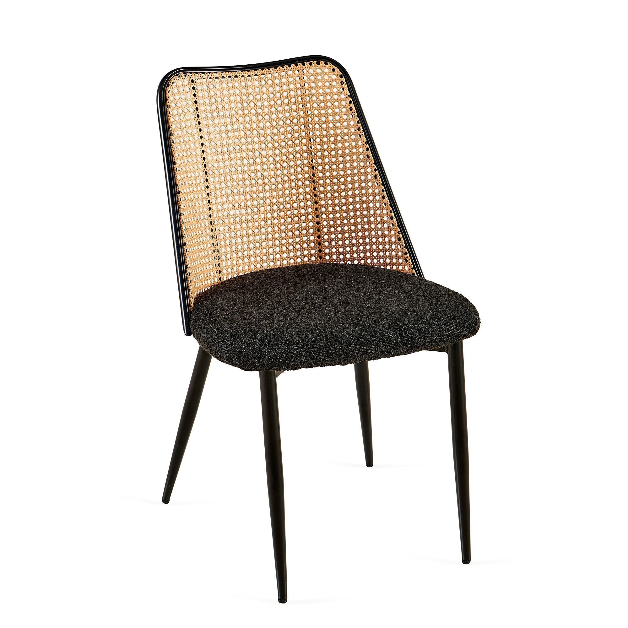 Set of Black Rattan Dining Chairs-thumbmail-5