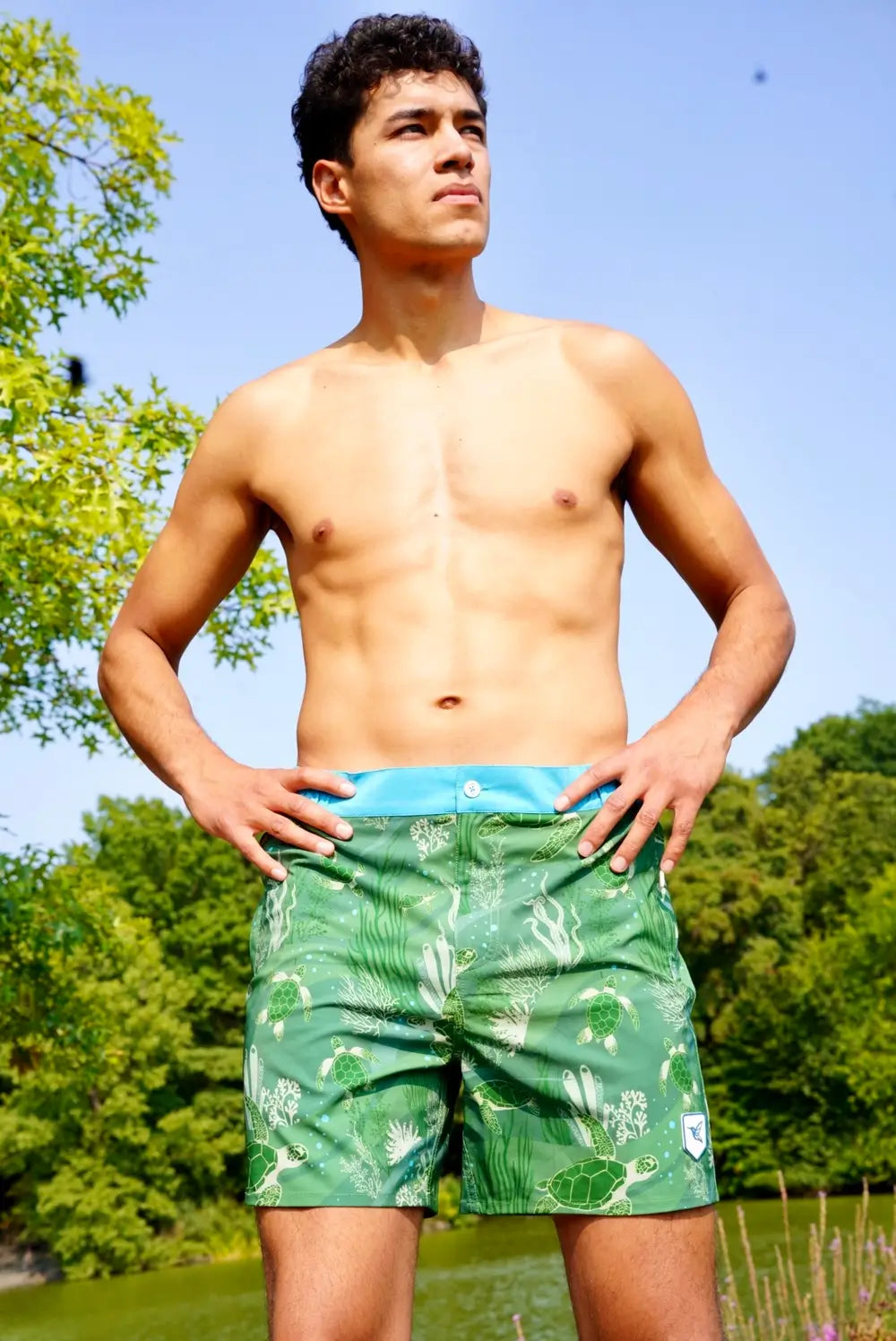 Mens Luxury Swim Trunks | La Tortuga-thumbmail-3
