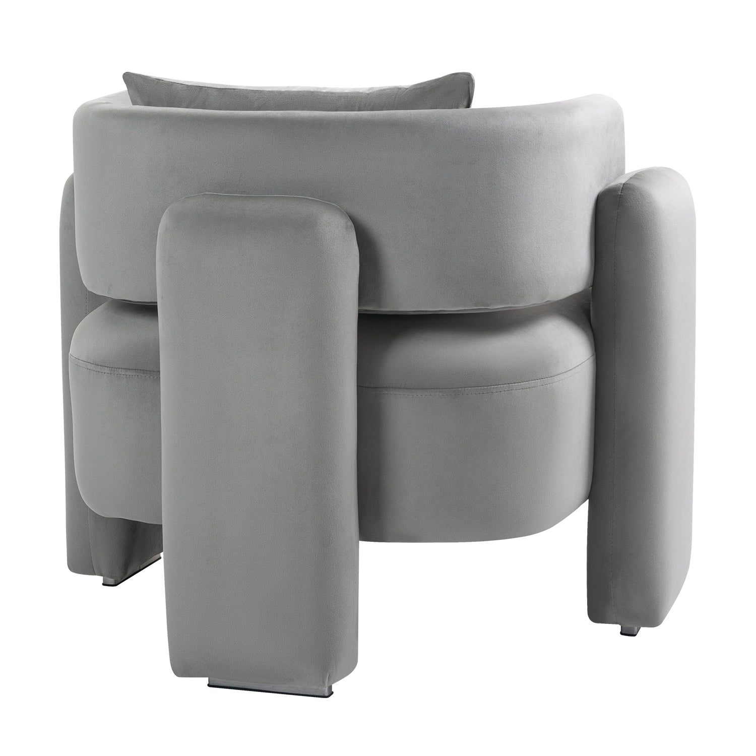 Modern Velvet Lounge Chair-thumbmail-1