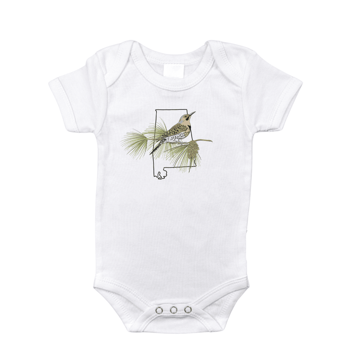 Alabama Pine Baby Onesie-thumbmail-1