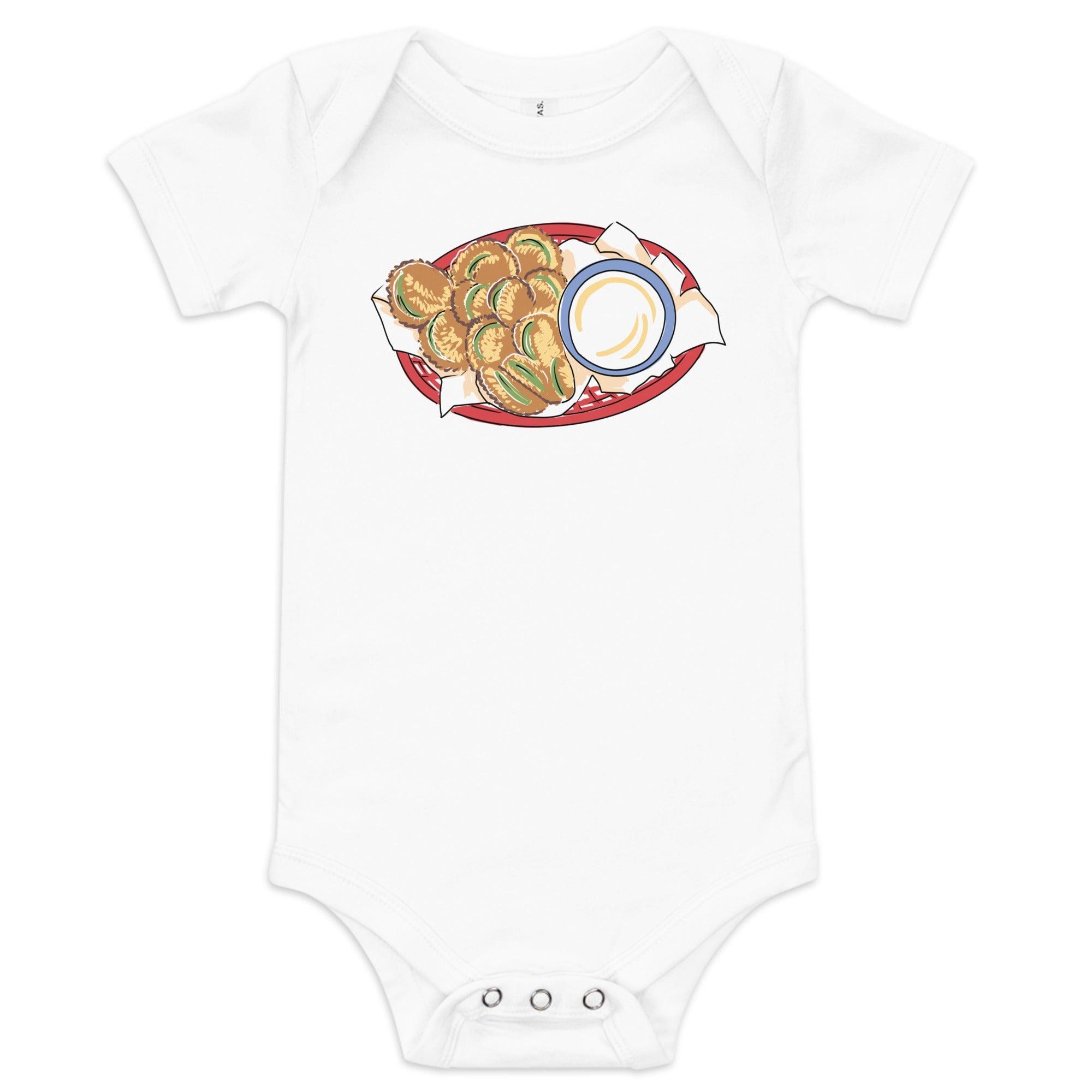 Arkansas Fried Pickle Baby Onesie-thumbmail-1