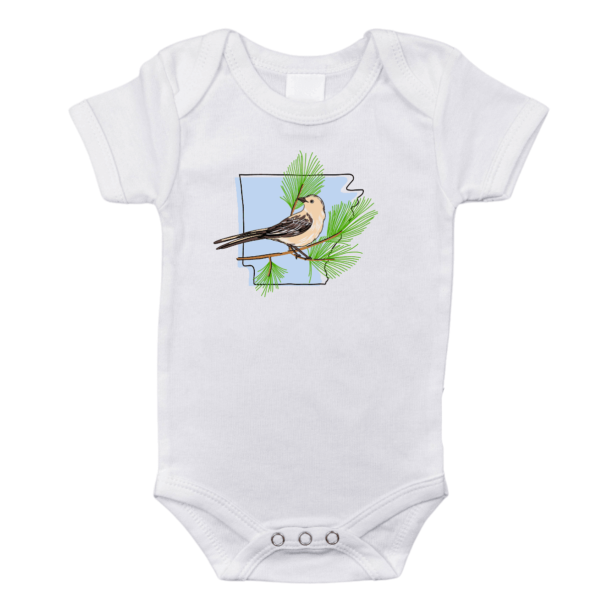Arkansas Pine Baby Onesie-thumbmail-2
