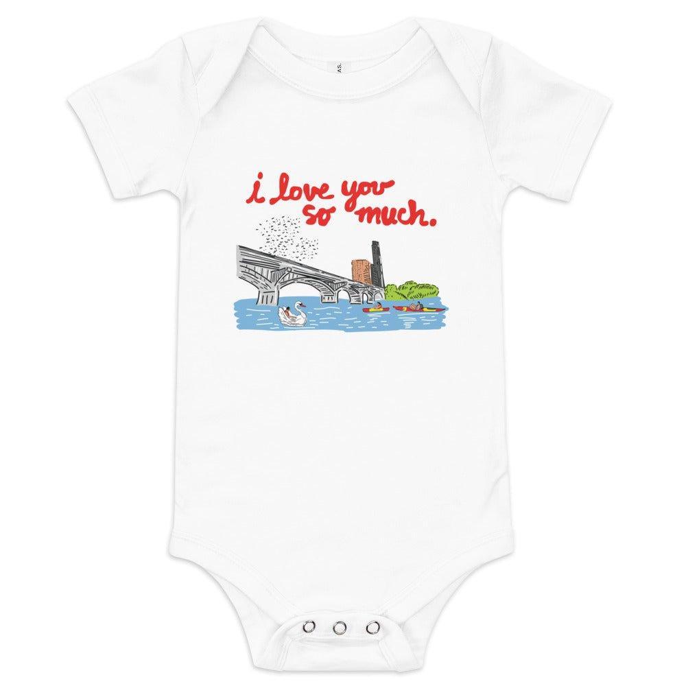 Austin City I Love You So Much Baby Onesie One Piece-thumbmail-5