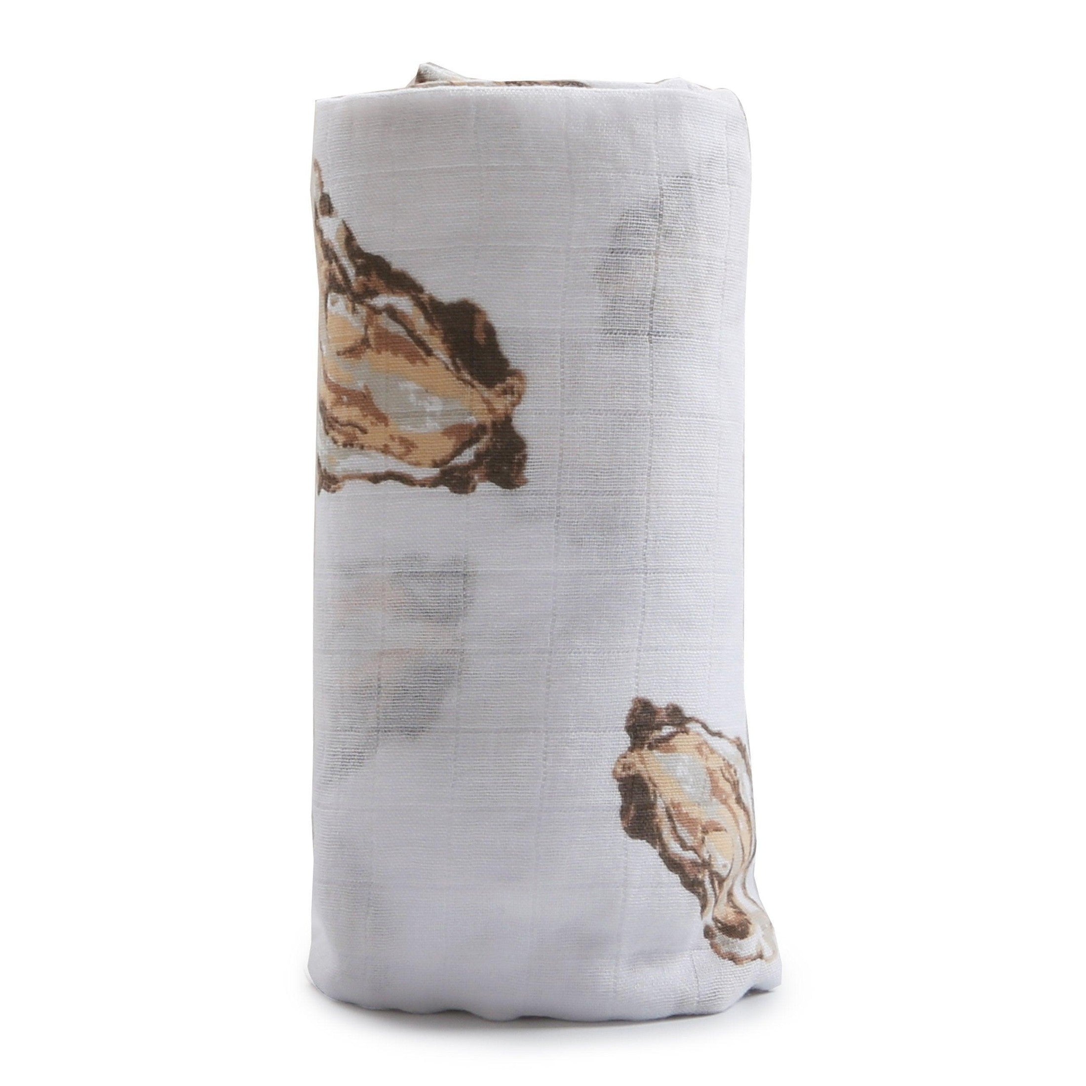 Aw, Shucks! Oyster Baby Muslin Swaddle Blanket-thumbmail-8