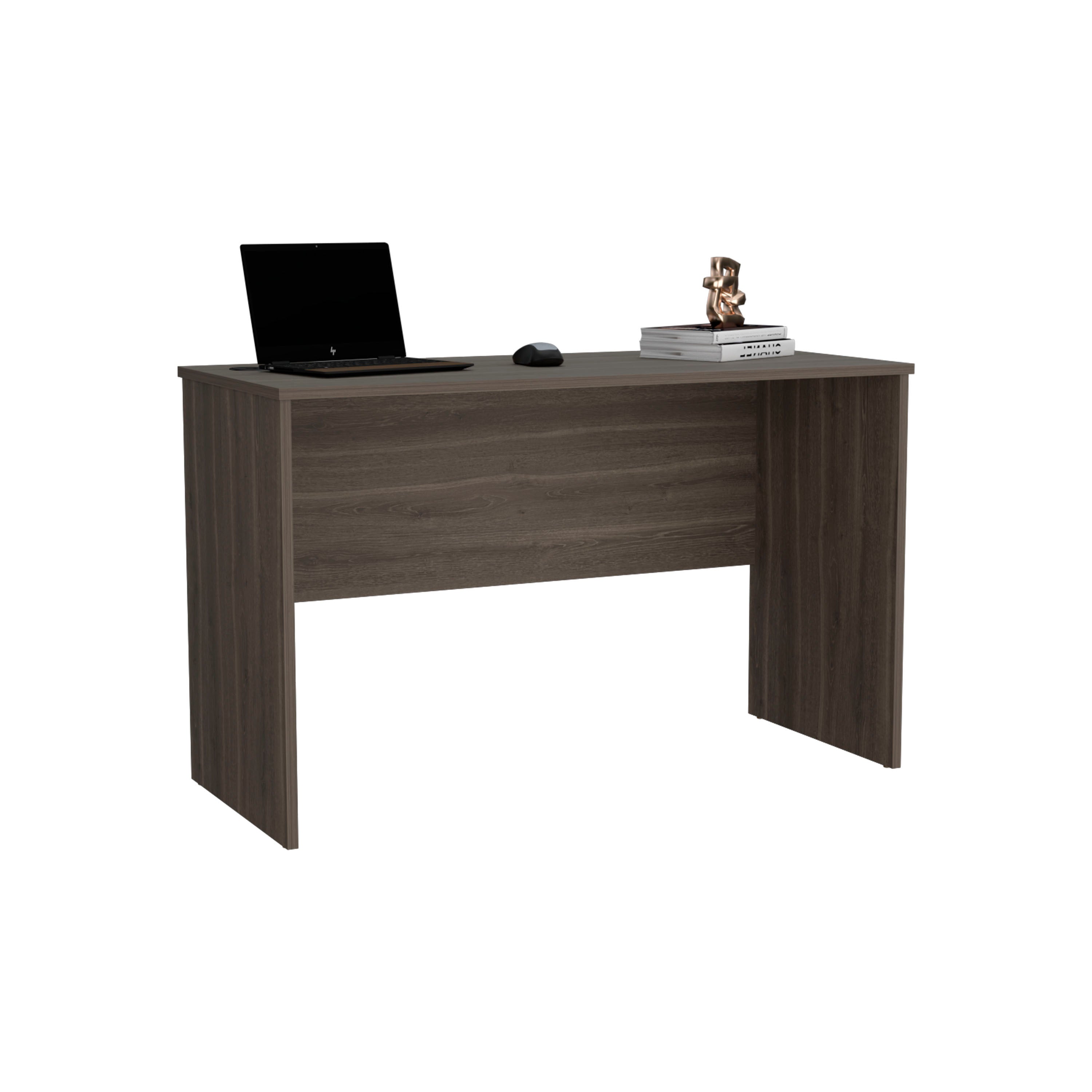 Malibu 47' Wide Study Gray Walnut Modern Desk-thumbmail-2