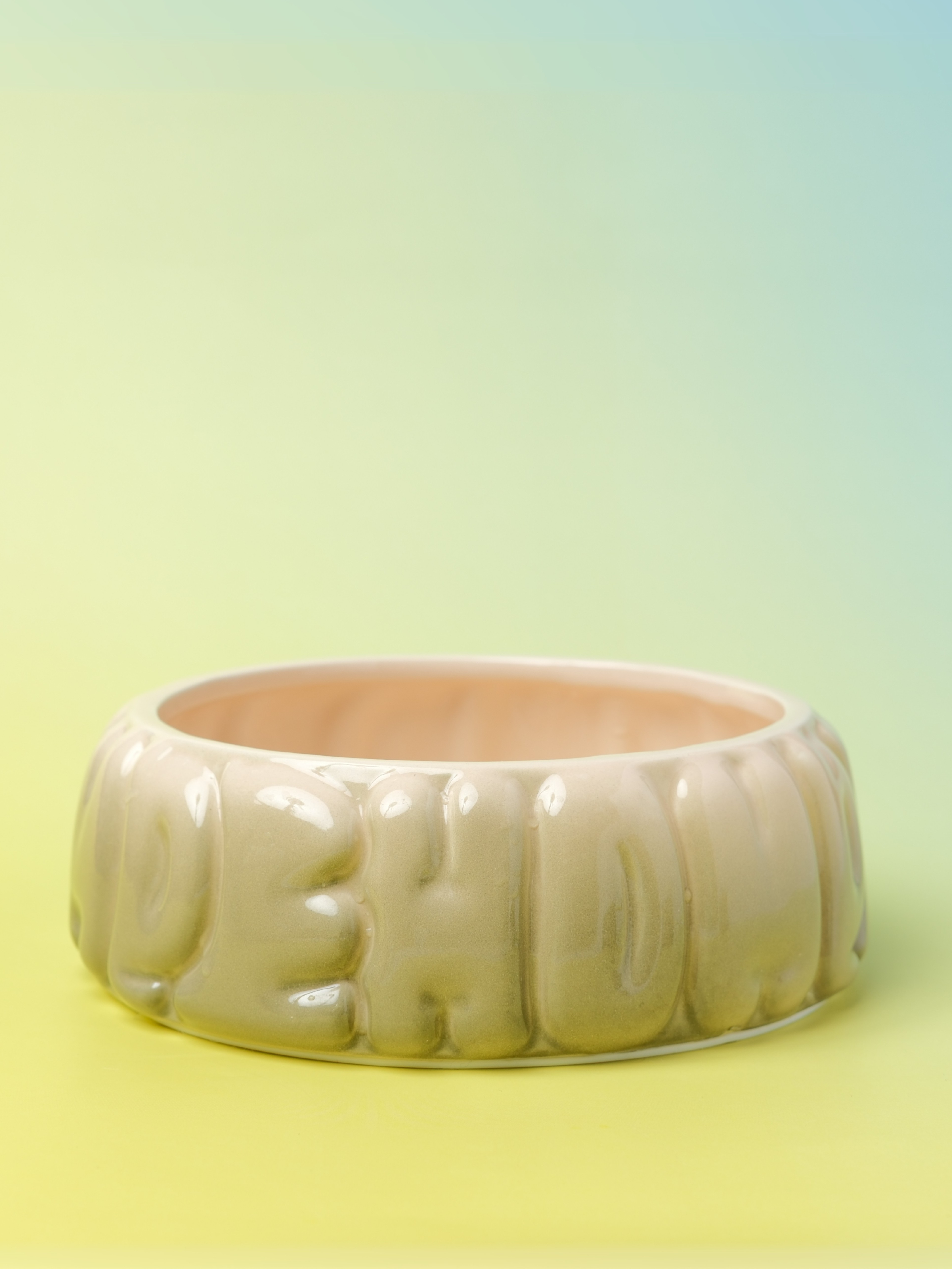 Puff Pet Bowl - Gradient Olive-thumbmail-9