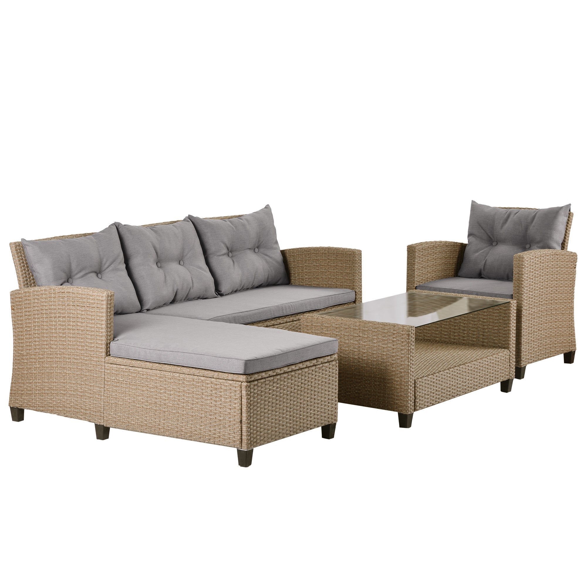 Set of 4 Piece Outdoor, Patio Furniture-thumbmail-10