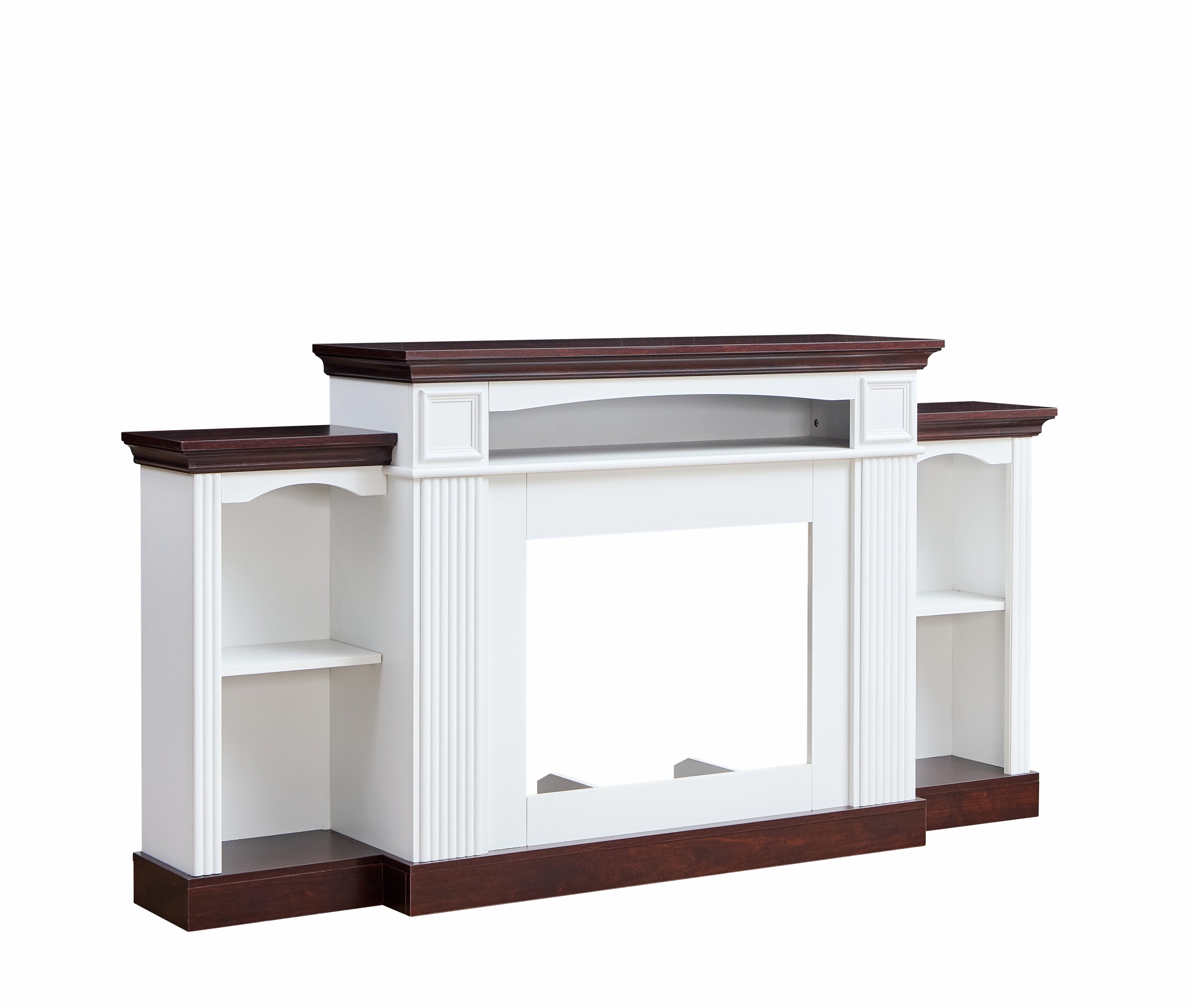 Farmhouse Style Fireplace TV Stand for 70-Inch TV-thumbmail-4