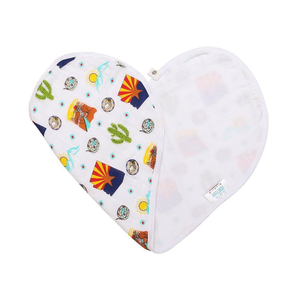 Baby Burp Cloth & Bib Combo:  Arizona-thumbmail-4
