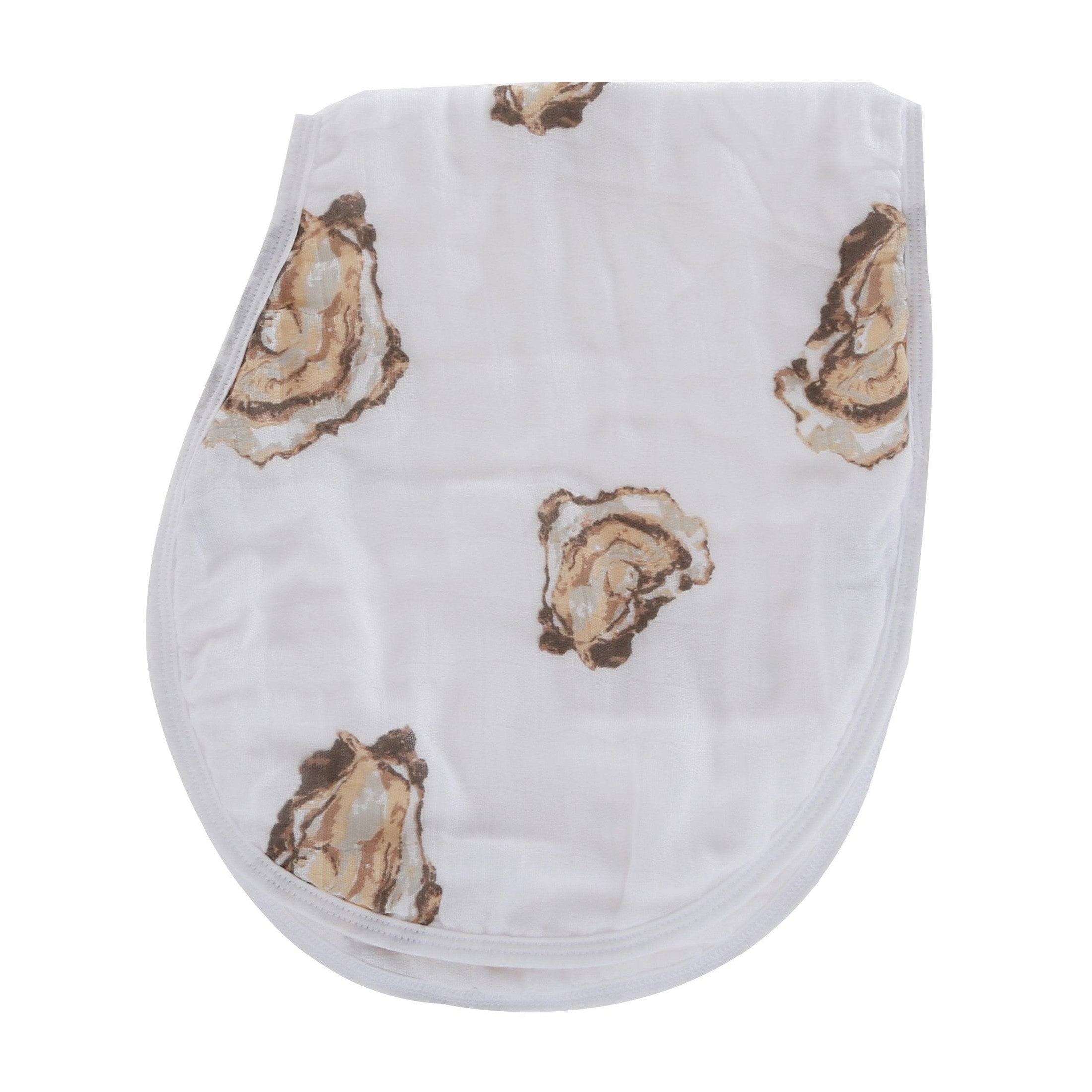 Baby Burp Cloth & Bib Combo: Aw Shucks! Oyster-thumbmail-6