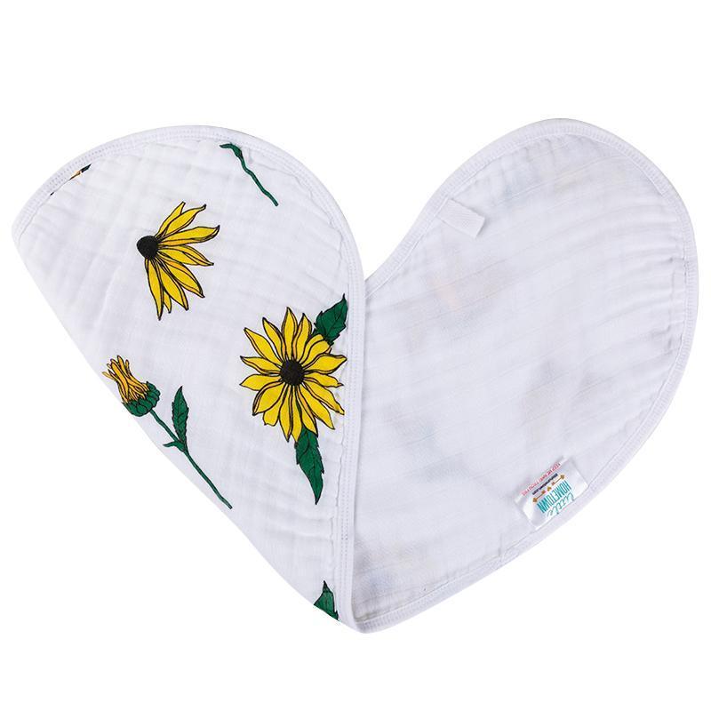 Baby Burp Cloth & Bib Combo:  Black-Eyed Susan-thumbmail-2