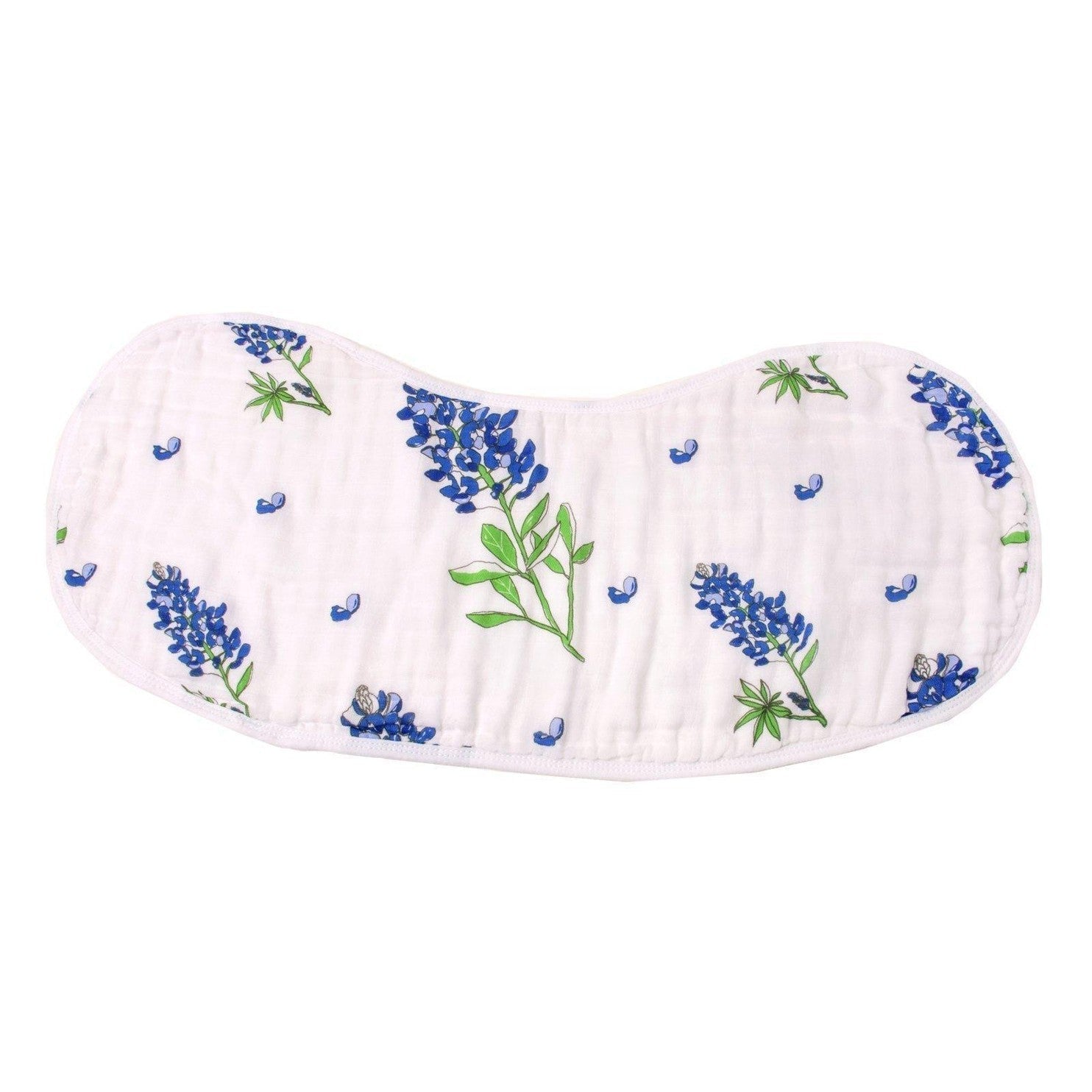 Baby Burp Cloth & Bib Combo: Bluebonnets-thumbmail-2
