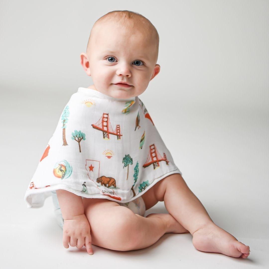 Baby Burp Cloth & Bib Combo: California Baby-thumbmail-2