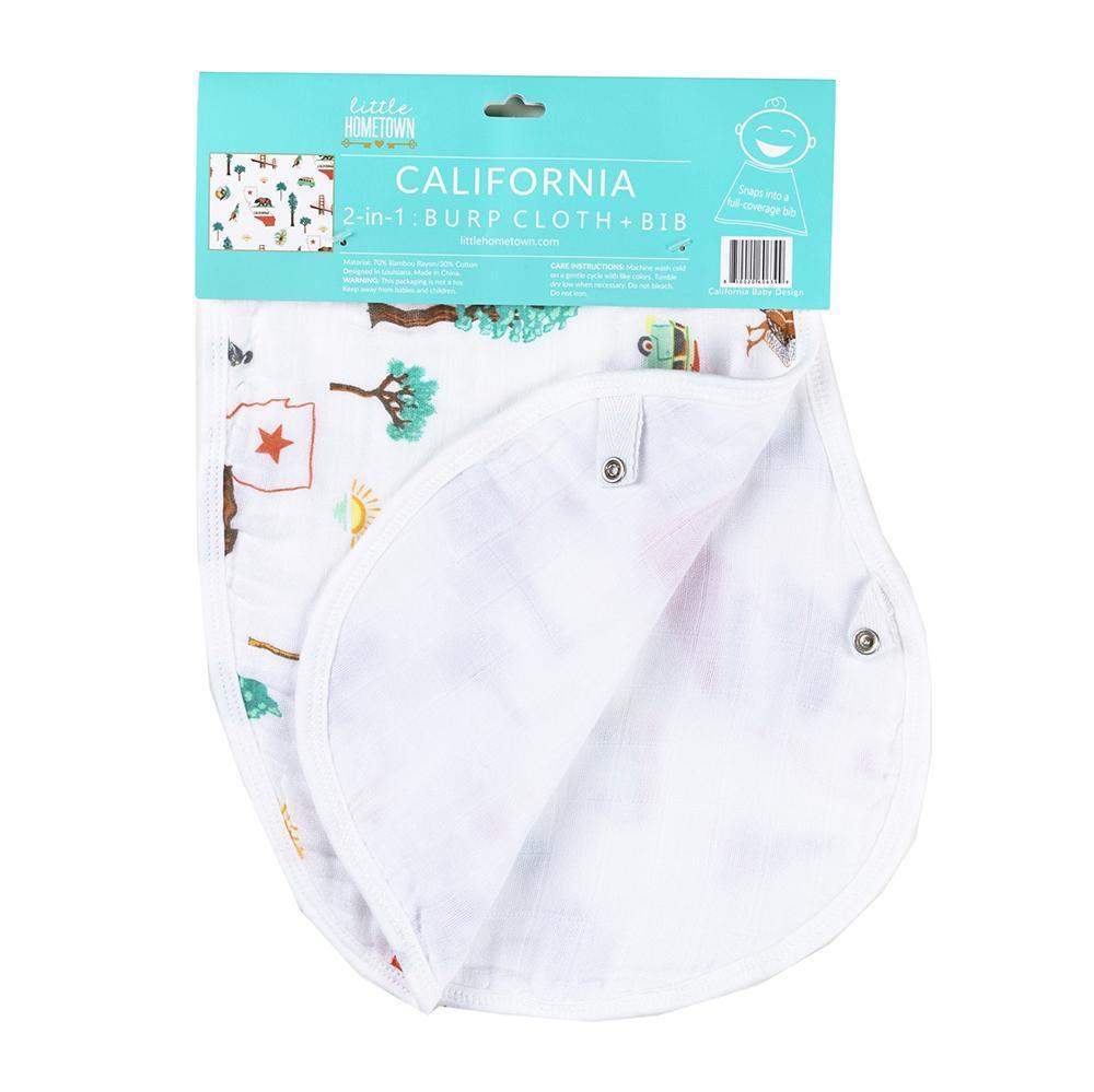 Baby Burp Cloth & Bib Combo: California Baby-thumbmail-3