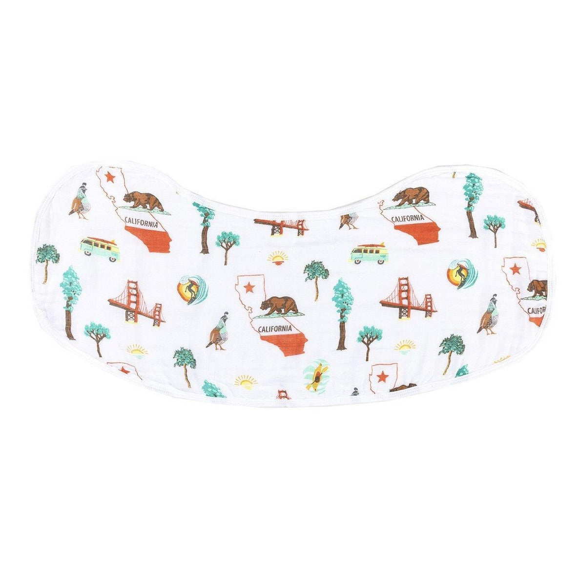 Baby Burp Cloth & Bib Combo: California Baby-thumbmail-4