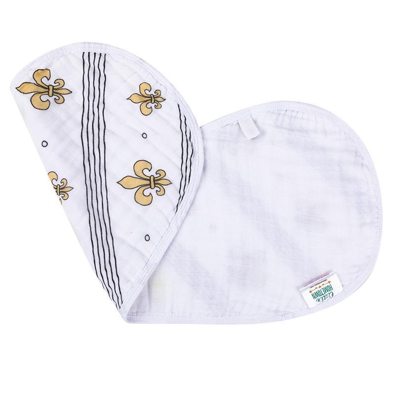 Baby Burp Cloth & Bib Combo: Fleur De Lis-thumbmail-2