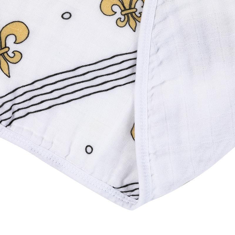 Baby Burp Cloth & Bib Combo: Fleur De Lis-thumbmail-3