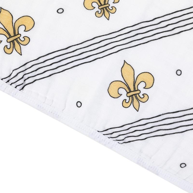 Baby Burp Cloth & Bib Combo: Fleur De Lis-thumbmail-4