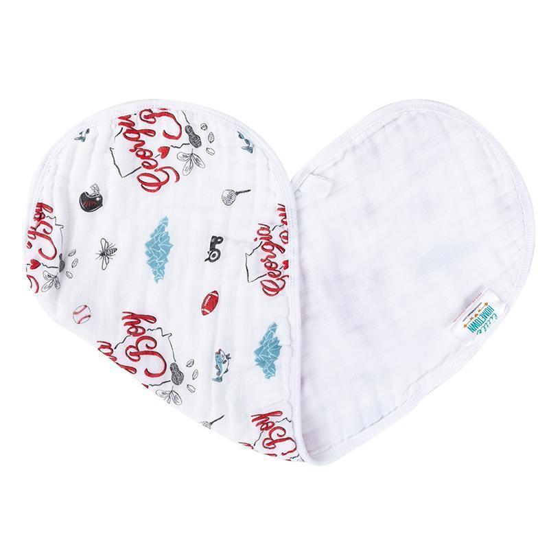 Baby Burp Cloth & Bib Combo: Georgia Boy-thumbmail-1