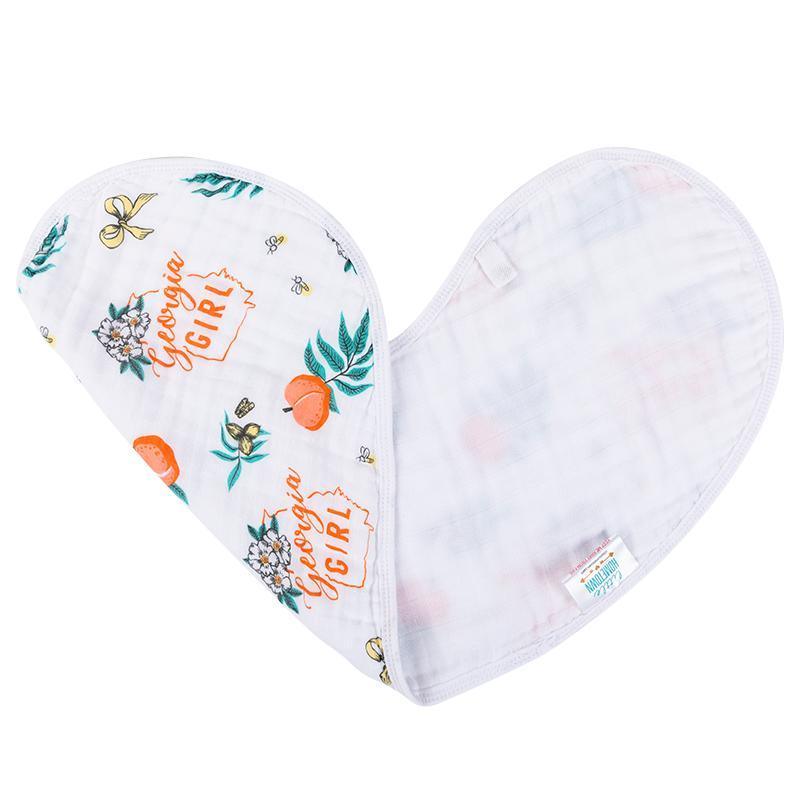 Baby Burp Cloth & Bib Combo: Georgia Girl-thumbmail-5