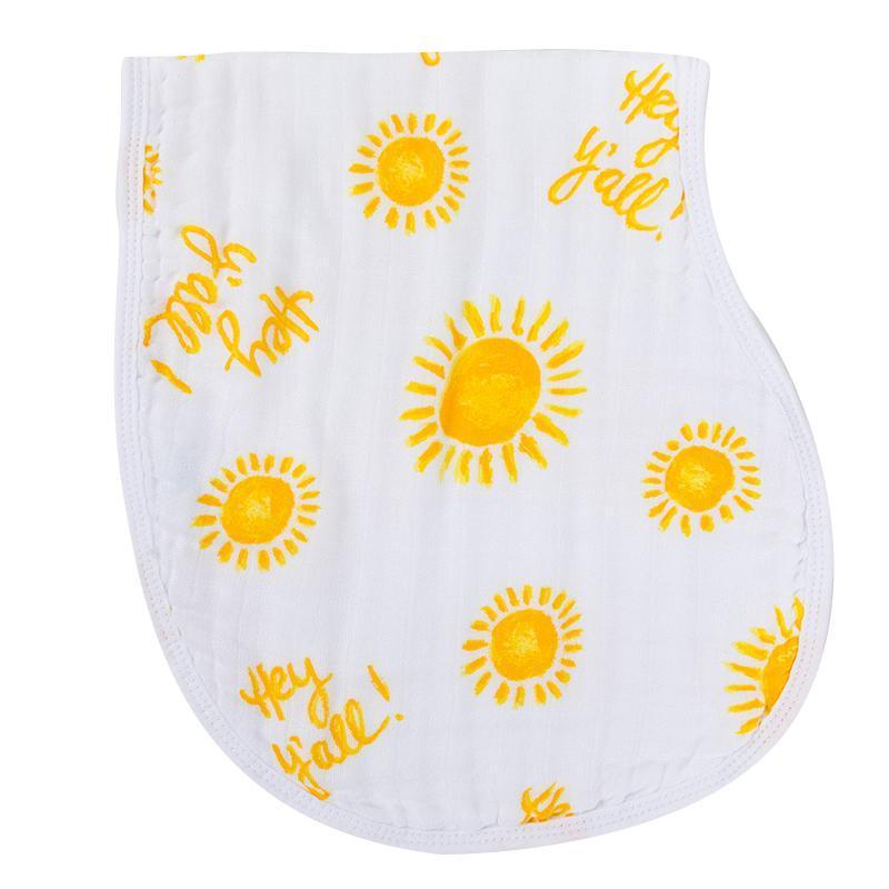 Baby Burp Cloth & Bib Combo: Hey Yall! Southern Baby Gift-thumbmail-1