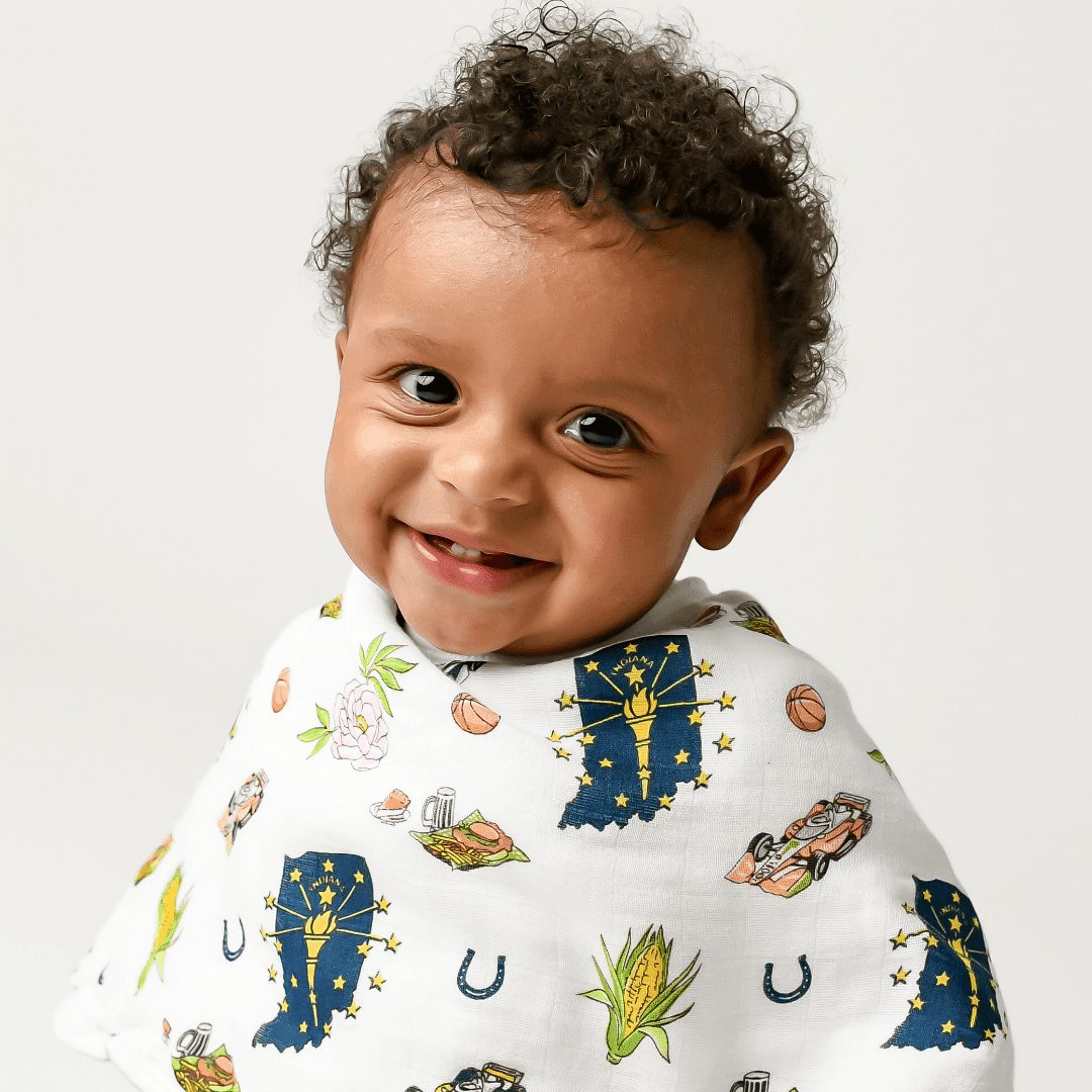 Baby Burp Cloth & Bib Combo: Indiana-thumbmail-4