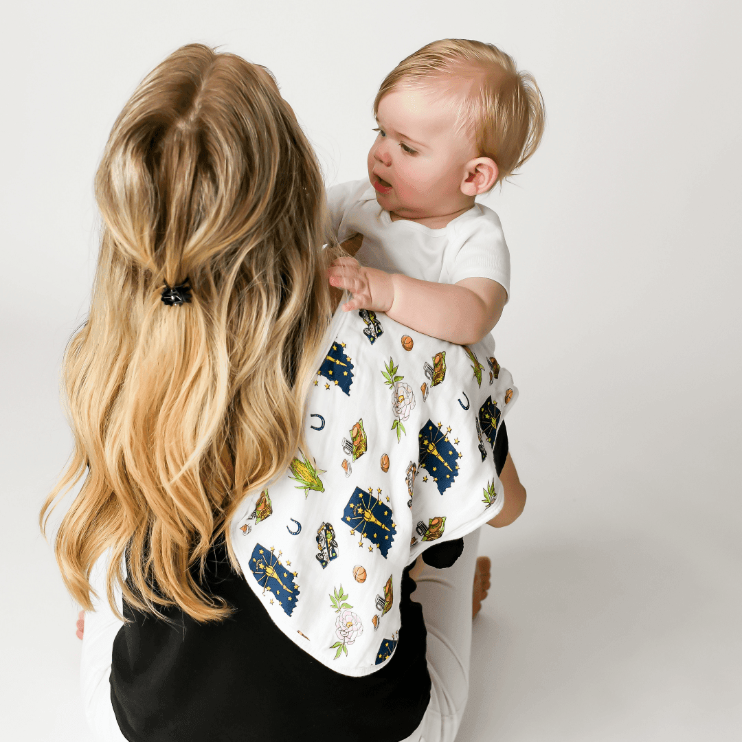 Baby Burp Cloth & Bib Combo: Indiana-thumbmail-6