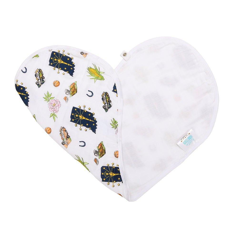 Baby Burp Cloth & Bib Combo: Indiana-thumbmail-3
