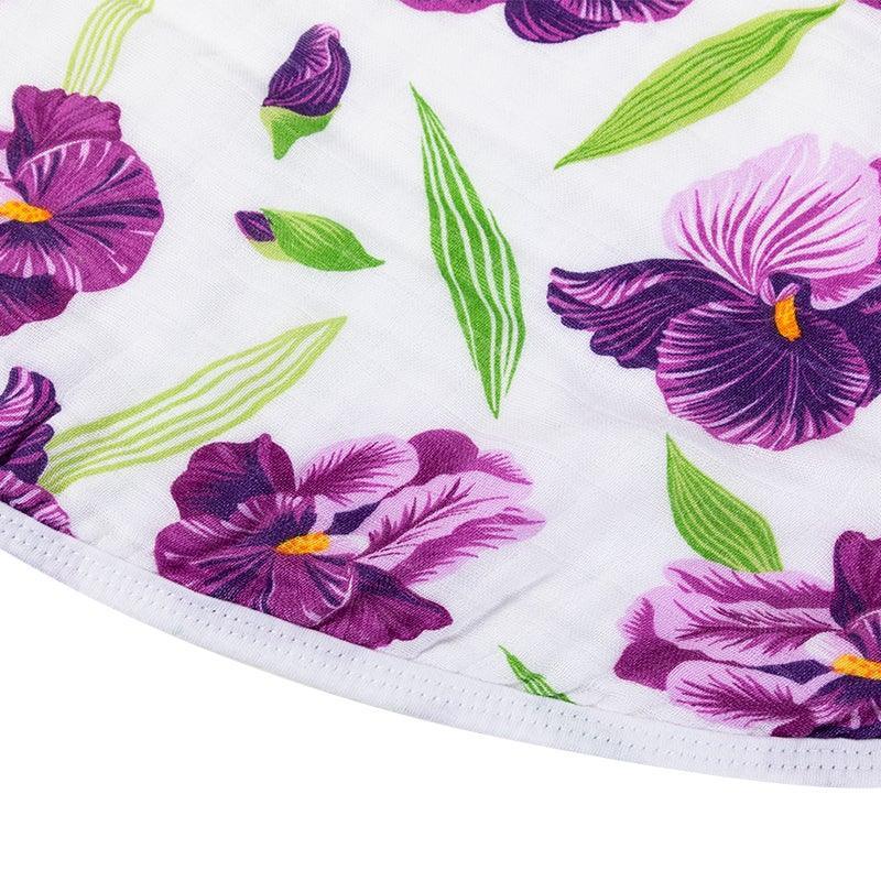 Baby Burp Cloth & Bib Combo: Iris-thumbmail-2