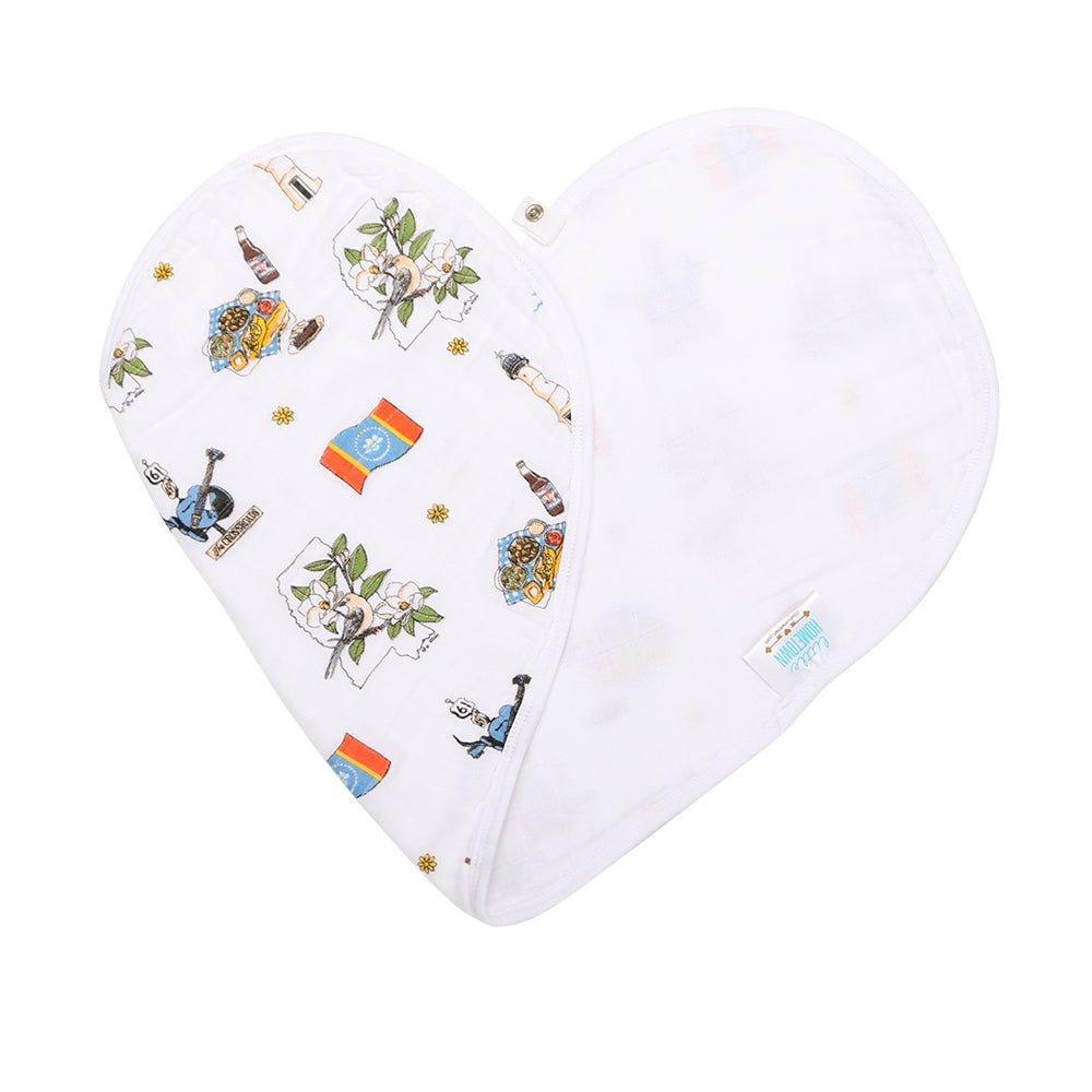 Baby Burp Cloth & Bib Combo: Mississippi-thumbmail-5