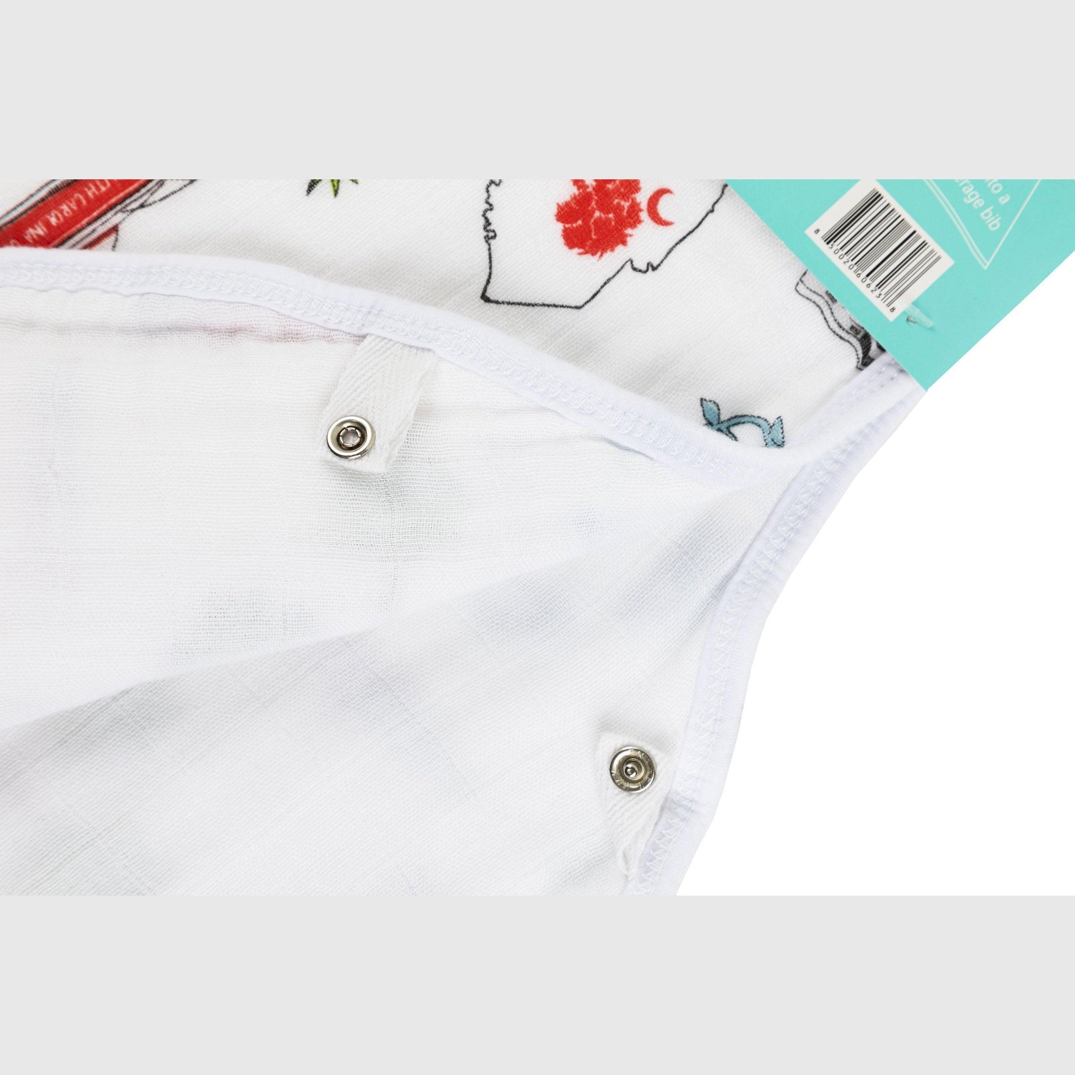 Baby Burp Cloth & Bib Combo: South Carolina Boy-thumbmail-2