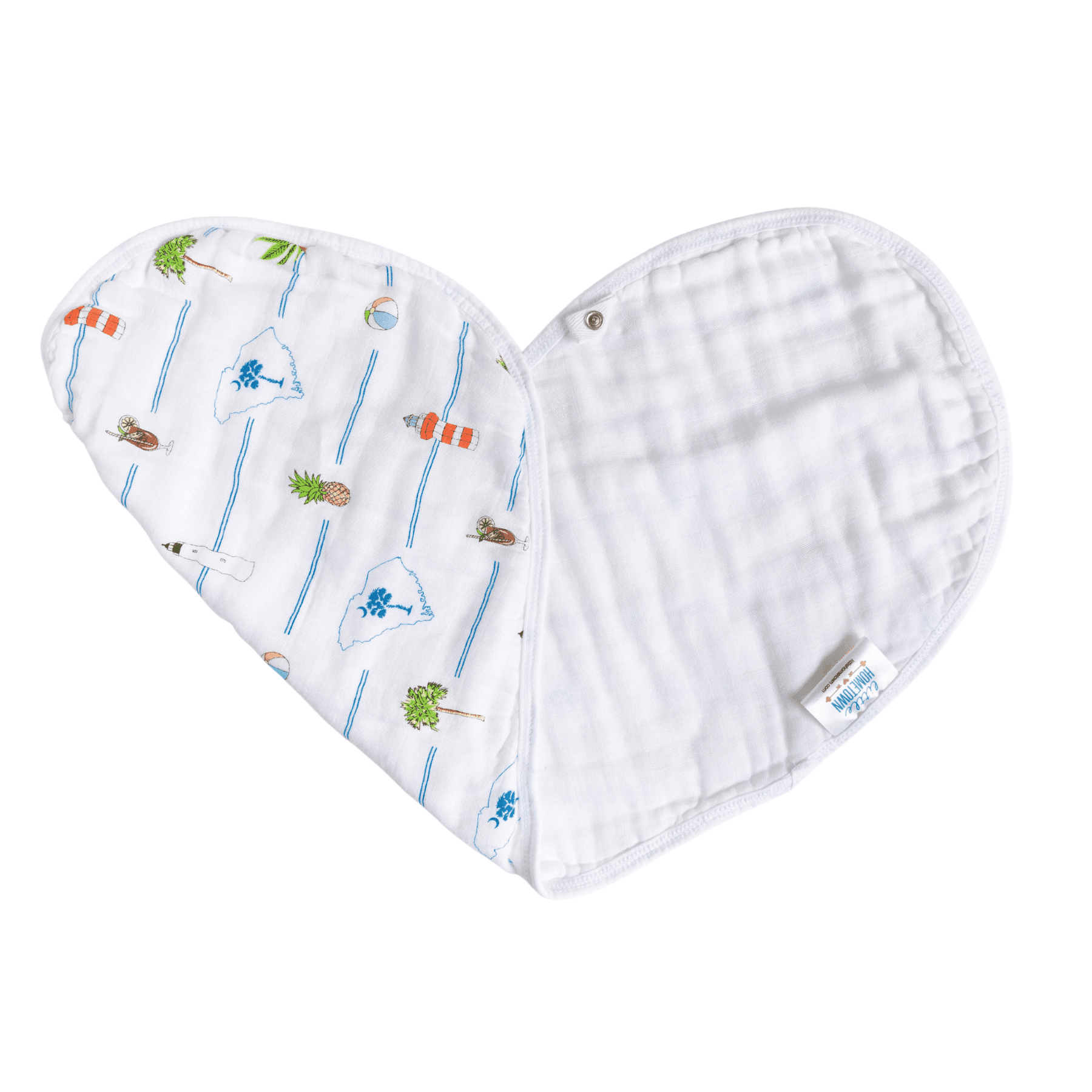 Baby Burp Cloth & Bib Combo: South Carolina-thumbmail-4