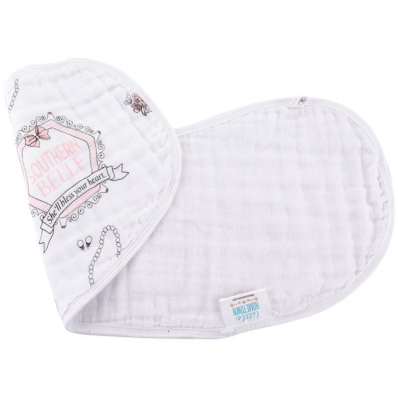 Baby Burp Cloth & Bib Combo:  Southern Belle-thumbmail-3