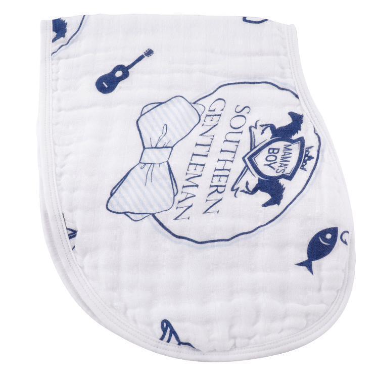 Baby Burp Cloth & Bib Combo: Southern Gentleman-thumbmail-2