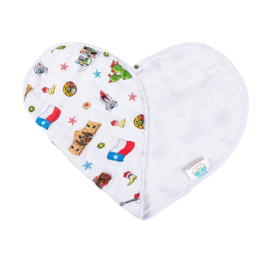 Baby Burp Cloth & Bib Combo: Texas Baby-thumbmail-3