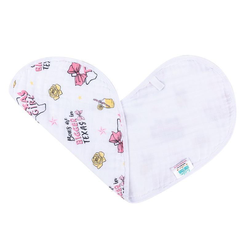 Baby Burp Cloth & Bib Combo: Texas Girl-thumbmail-4